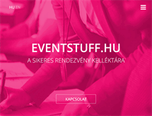 Tablet Screenshot of eventstuff.hu